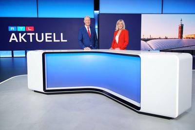 'RTL Aktuell' mit Peter Kloeppel und Ulrike von der Groeben - Neues Studio ab dem 04.09.2022