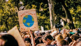 Klima-Aktivisten und Aktivistinnen