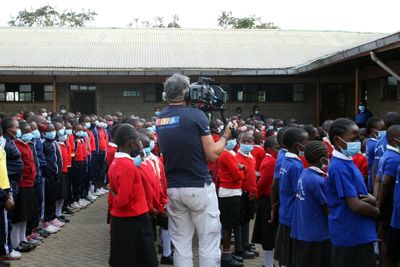Projektpatin Dagmar Wöhrl in Kenia