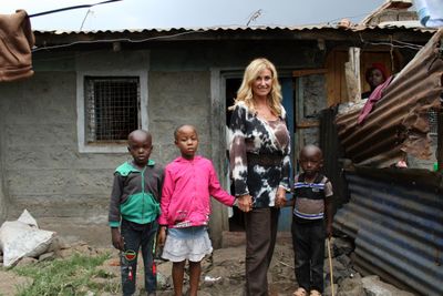 Projektpatin Dagmar Wöhrl in Kenia