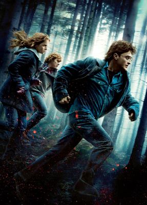 Harry (Daniel Radcliffe, r.), Ron (Rupert Grint) und Hermine (Emma Watson)