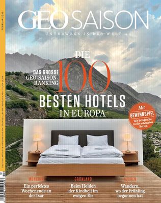 GEO Saison kürt die 100 besten Hotels Europas
